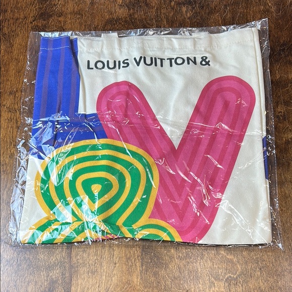 LV Multicolor Canvas Tote - Picture 1 of 8